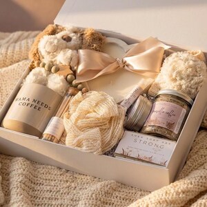 New Mom Care Package, Congratulations Mama Gift Basket, Mom To Be Pregnancy Gift Box, First Time Expecting Mother image 5