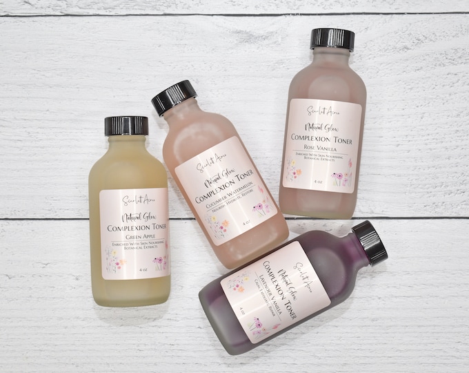 Organic Facial Toner, Rose Water, Lavender Vanilla Toner, Natural Facial Toner, Oily Skin Acne, Mature Skin, Dry Sensitive Skin, Hydrating