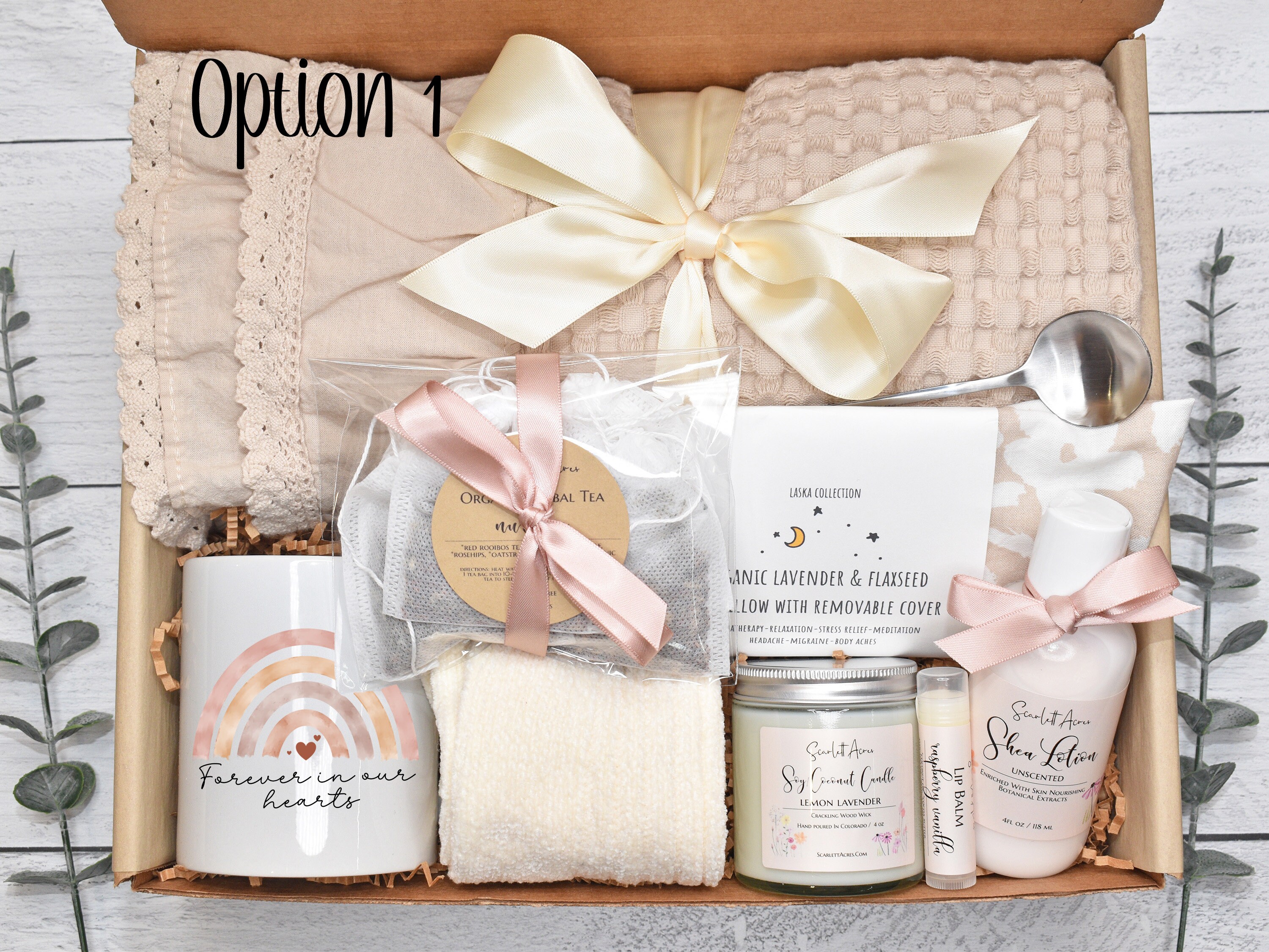 Stress Relief Gift Box | Relaxation Care Package | Stress Relief Spa Gift  Set