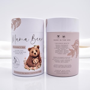Morning Sickness Tea Bags, Organic Nausea Relief Tea, 1st Trimester Tea, Organic Herbal Tea, Ginger Tea, Peppermint Tea, Chamomile Tea