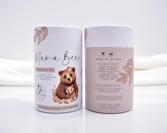 Morning Sickness Tea Bags, Organic Nausea Relief Tea, 1st Trimester Tea, Organic Herbal Tea, Ginger Tea, Peppermint Tea, Chamomile Tea