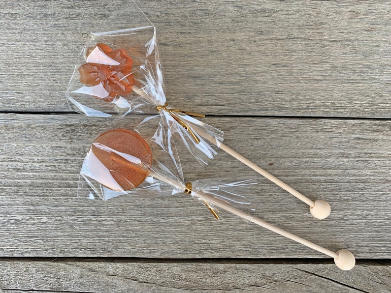 Honey Lollipops Honey Spoons Honey Pops Tea Favors Tea Etsy