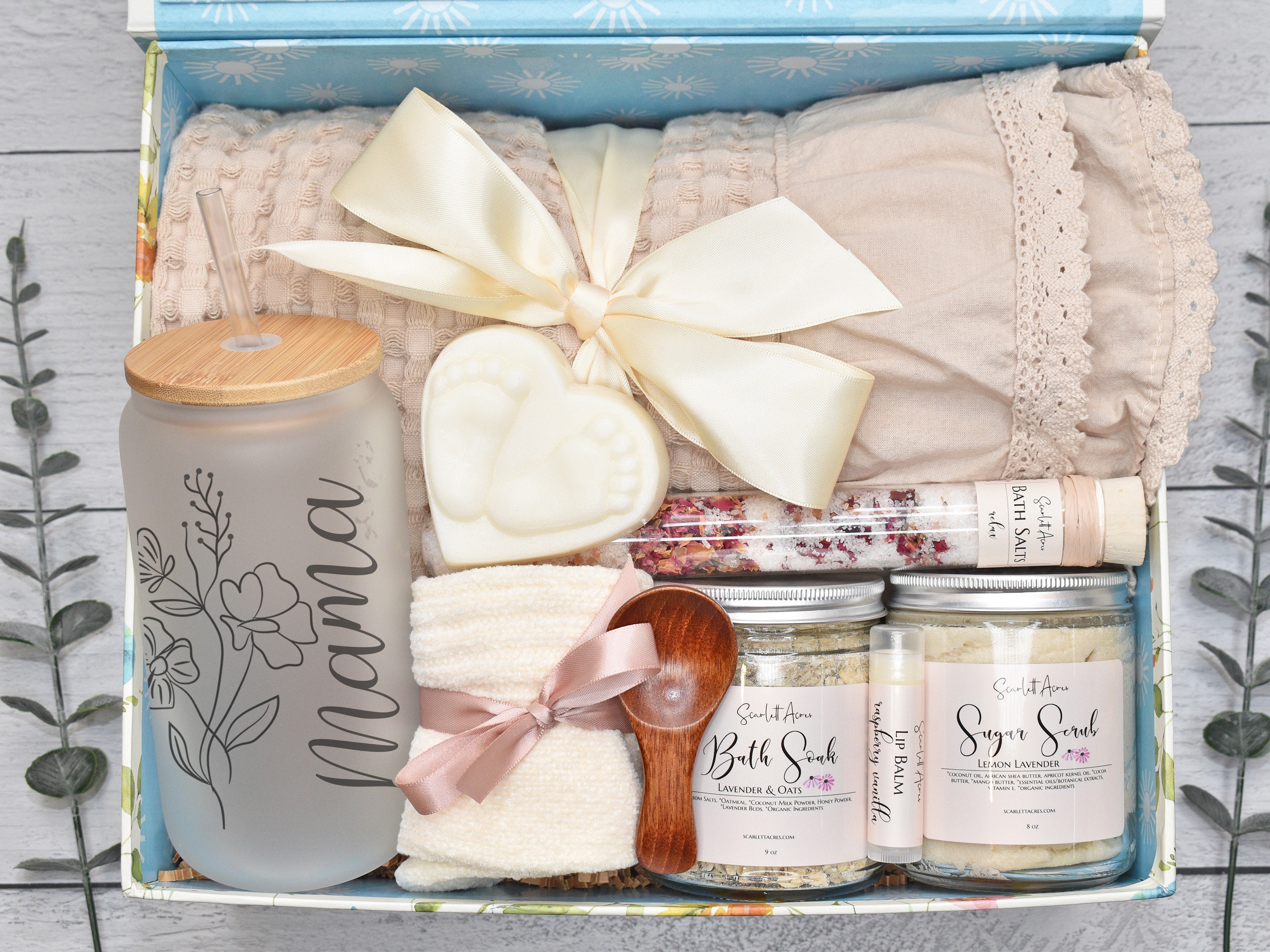 New Mom Gift Box Baby Shower Gift, Pregnancy Gift, Expecting Mom