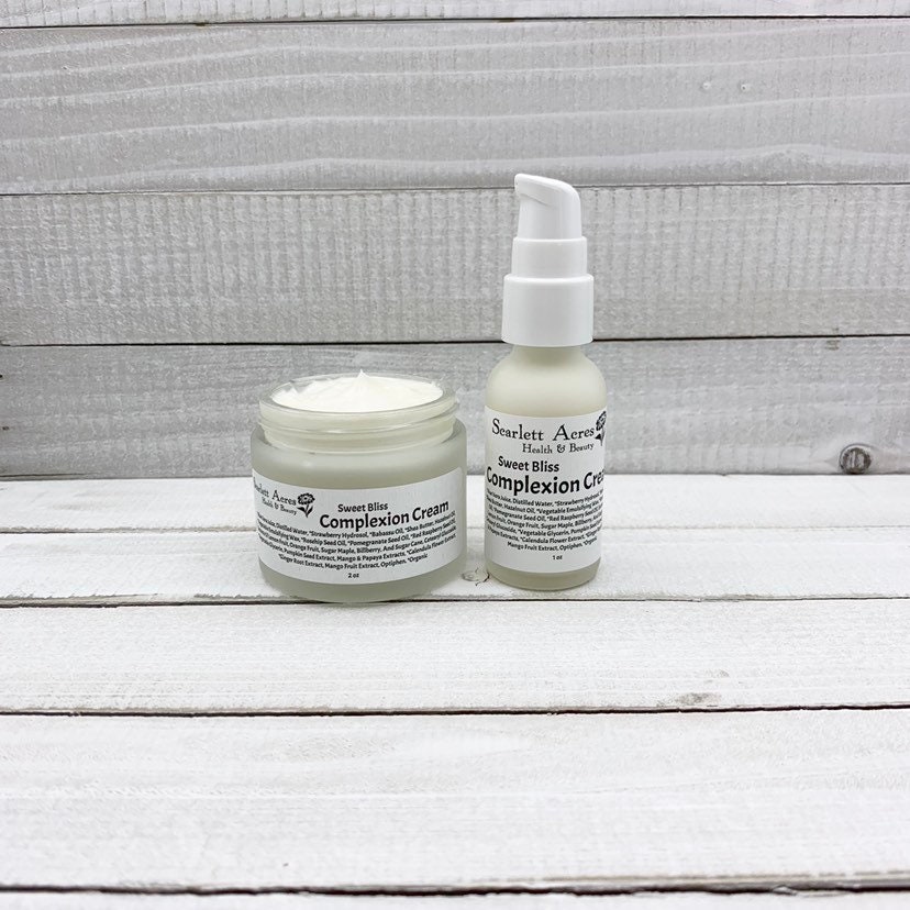 Dry Skin Face Lotion, Strawberry Moisturizer, AntiAging Moisturizer