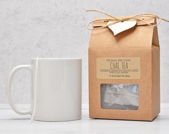 Organic Chai Tea / Chai Tea / Organic Tea / Tea / Herbal Tea / Loose Leaf Tea / Chai Tea Bags / Tea Bags / Tea Gift / Tea Lover Gift