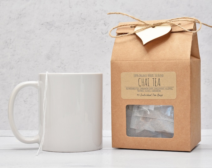 Organic Chai Tea / Chai Tea / Organic Tea / Tea / Herbal Tea / Loose Leaf Tea / Chai Tea Bags / Tea Bags / Tea Gift / Tea Lover Gift