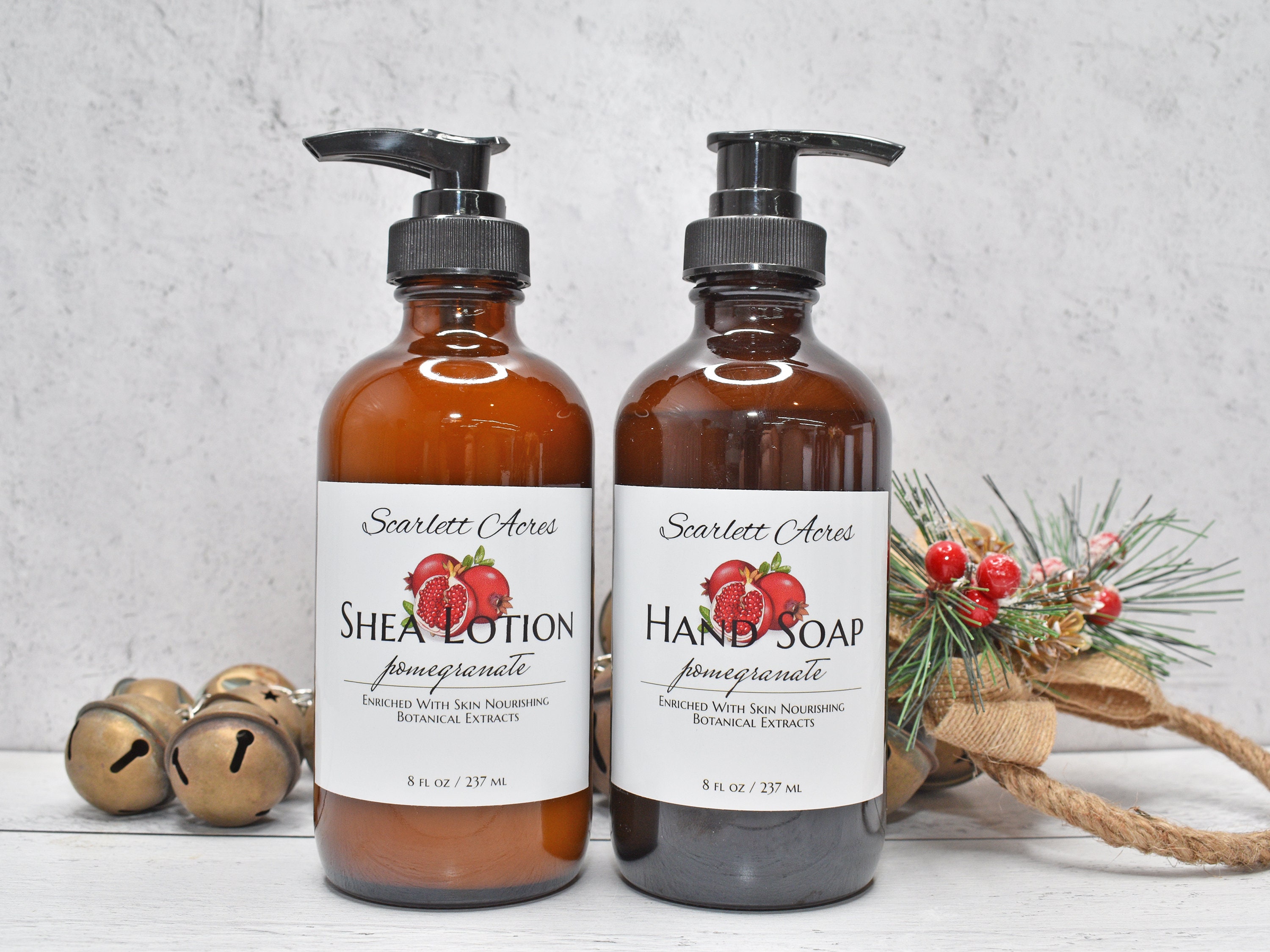 Hand Soap & Lotion Set, Lemon Lavender Soap, Organic Hand Lotion