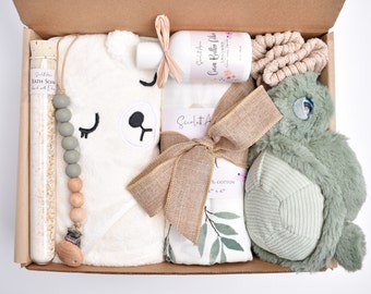 Baby Shower Gift Box, Newborn Baby Girl, New Baby Gift Box, New Mom Care Package, Baby Girl Gift Box, Baby Boy Gift Basket, Gender Neutral
