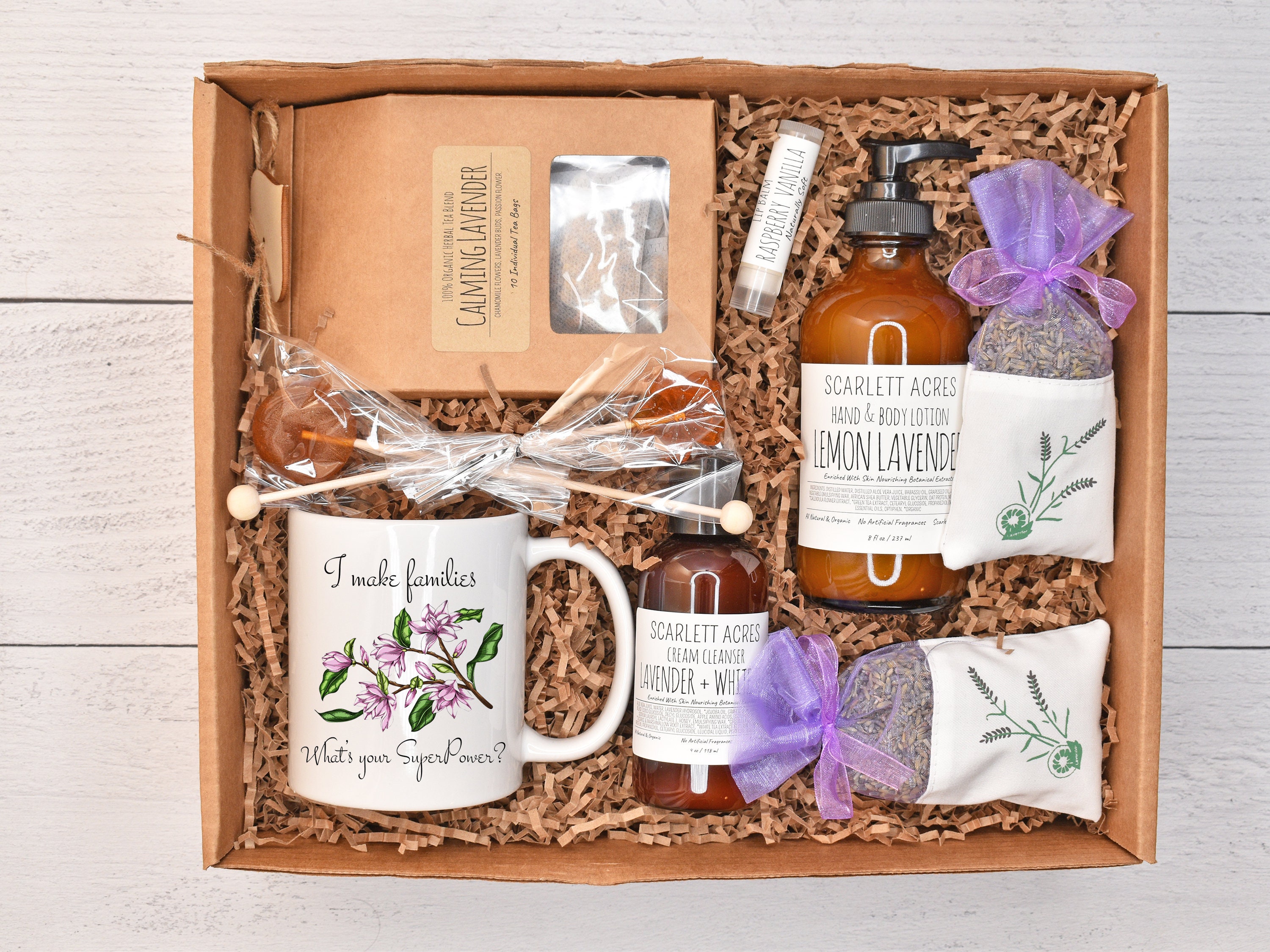 Surrogate Gift Box, Surrogacy Gift Basket, Surrogate Mother Gift, Thank You Gift Box, IVF Care