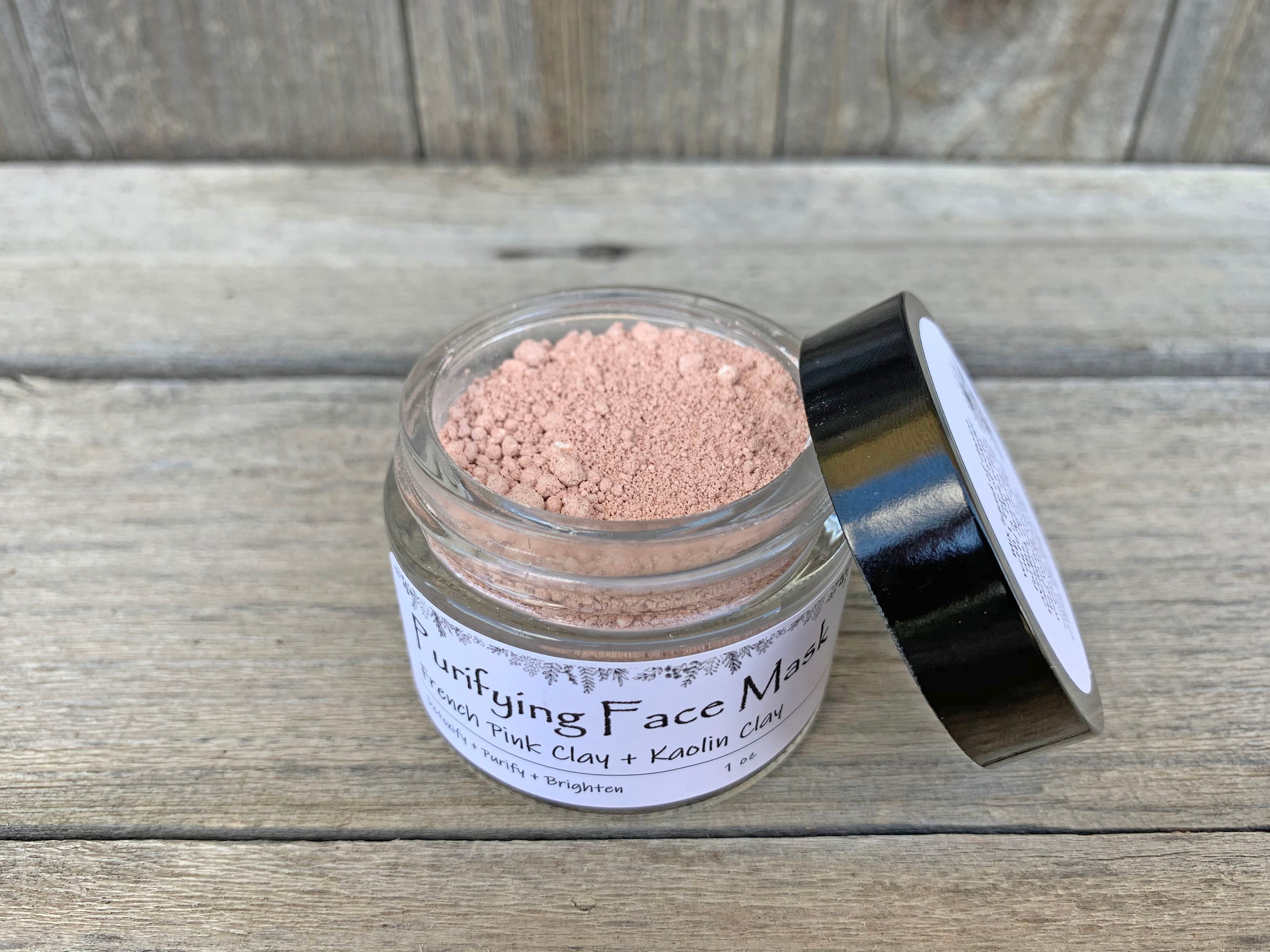 French Pink Clay Mask / Purifying Clay Face Mask / Kaolin Clay Mask