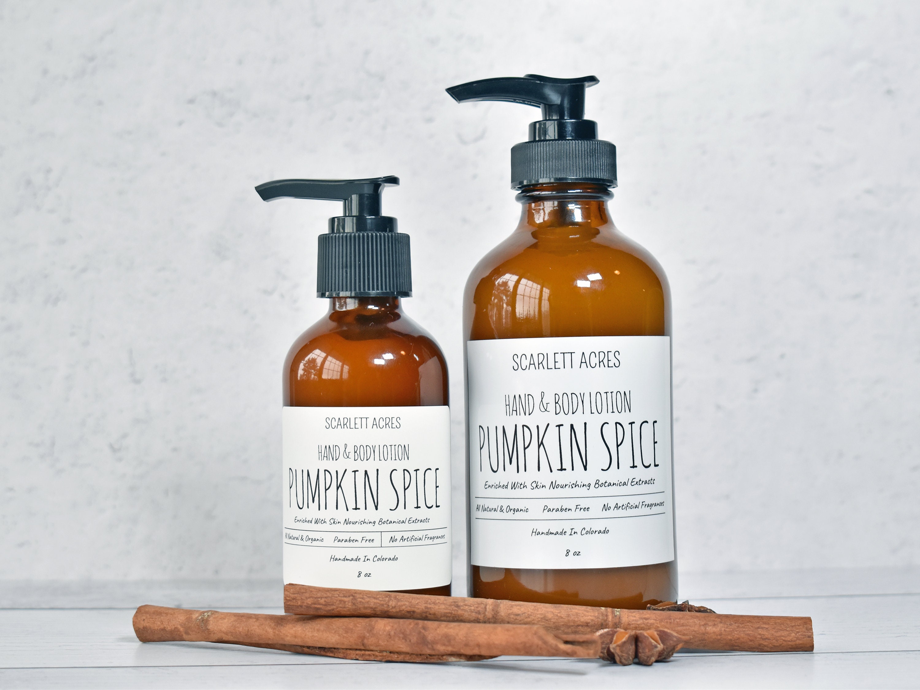 Pumpkin Spice Lotion, Holiday Scented Lotion, Hand & Body Lotion