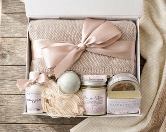 Chemotherapy Patient Gift Basket For Women, Cancer Self Care Package For Her, Breast Cancer Gift Box, Get Well Soon