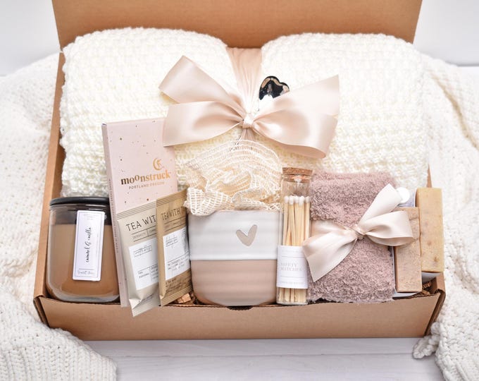 Large Sympathy Gift Basket, Grief Care Package, Thinking Of You, Loss Of Mother, Sorry For Your Loss, Self Care Gift Box