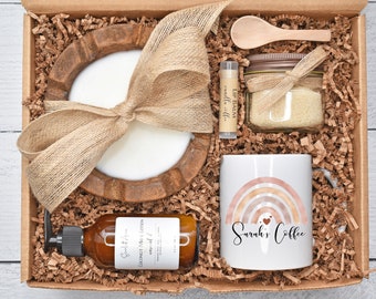 Coffee Care Package, Best Friend Gift Box, Coffee Gift Basket, Comfort Care Package For Her, Self Care Gift Box, Thank You Gift Box