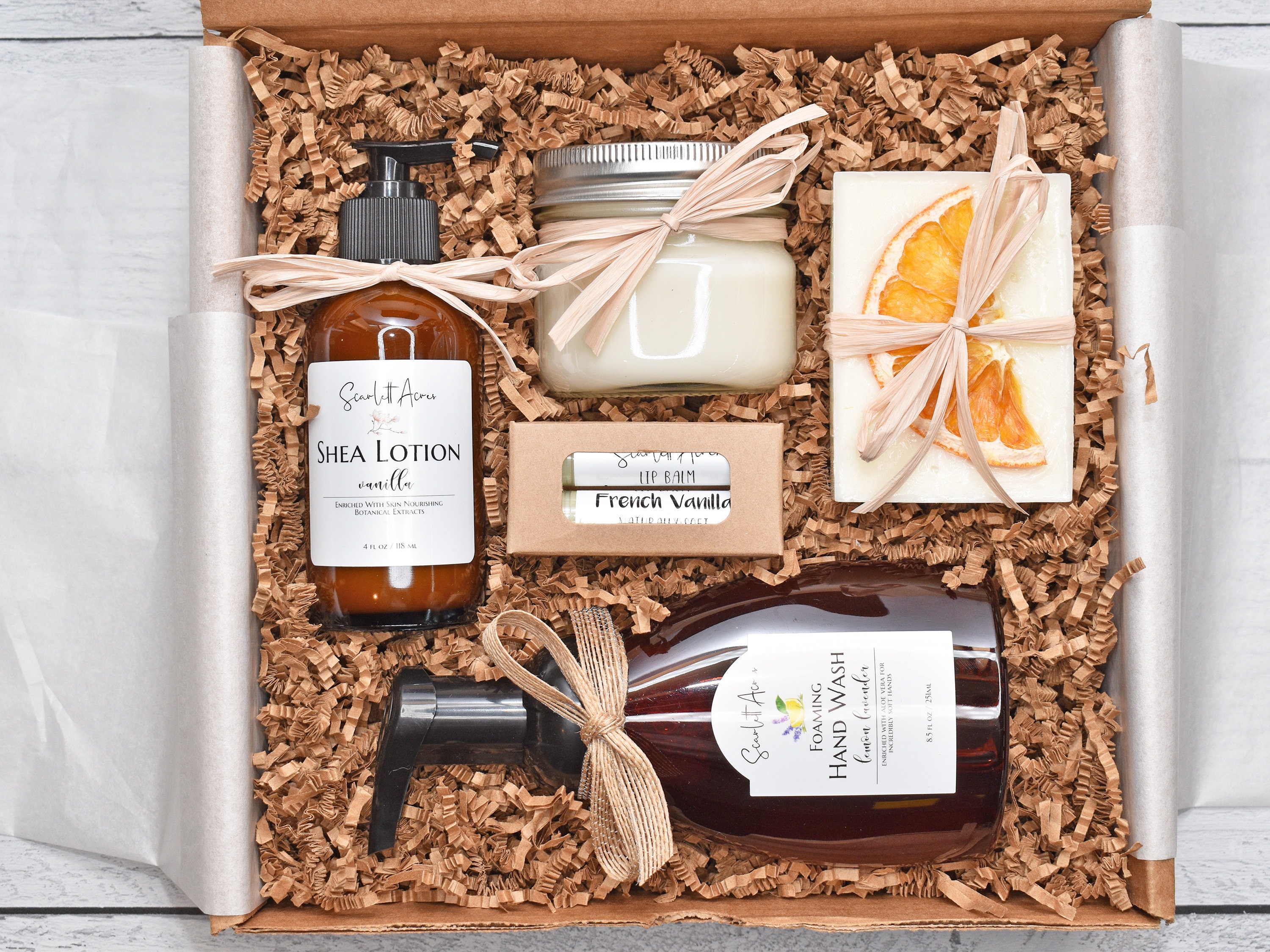 Self Care Gift Box, Thinking Of You Gift Box, Best Friend Gift Box, Lotion  & Soap Set, Gifts For Grandma, Comfort Care Package For Her