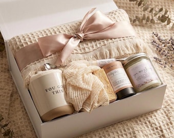 Cancer Care Package For Her, Chemotherapy Gifts For Women, Mastectomy Surgery Recovery Gift Box, Breast Cancer Gift Box, Get Well Soon