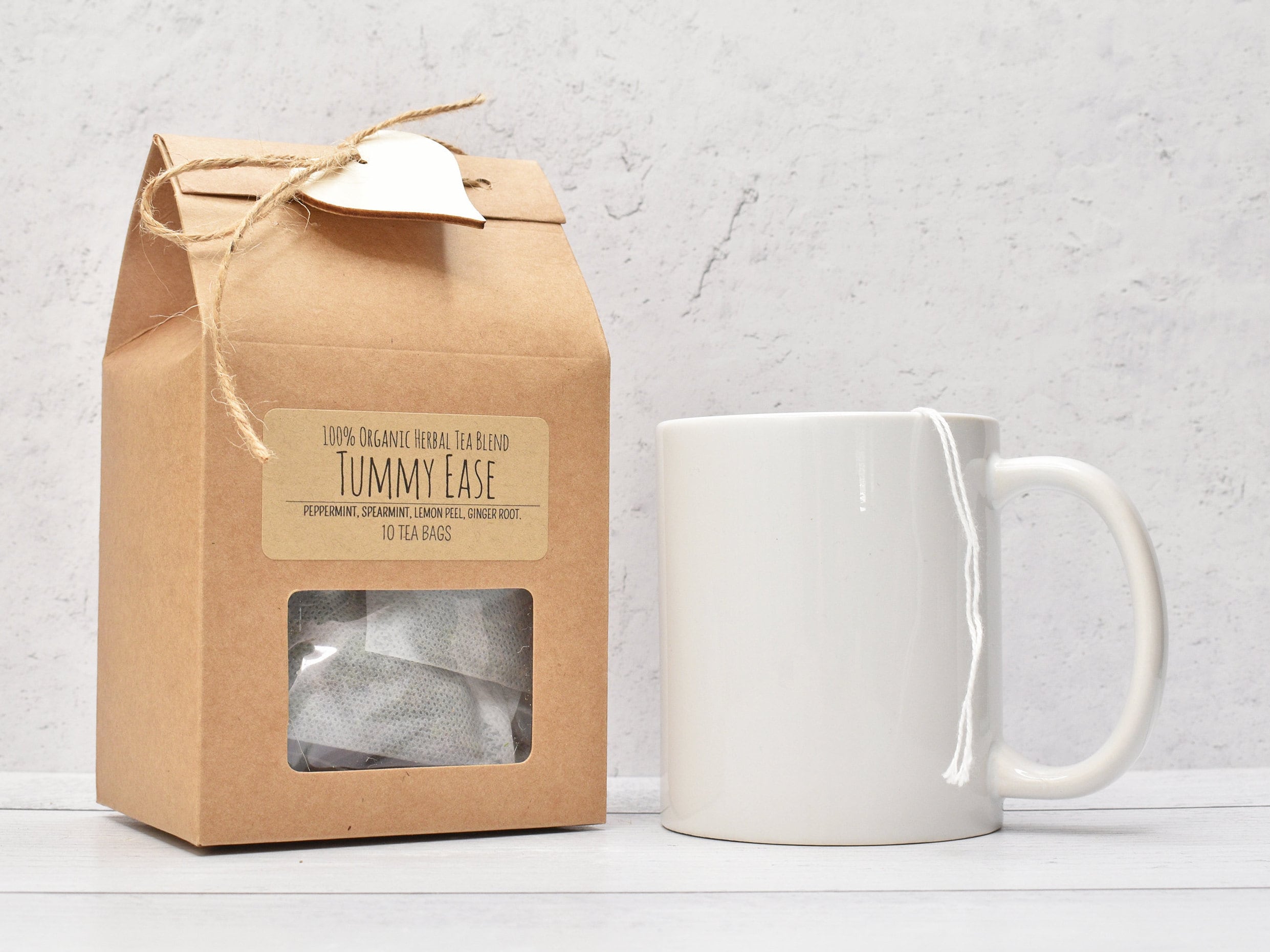 Organic Nausea Tea, Morning Sickness Tea, Spearmint Tea Bags, Organic