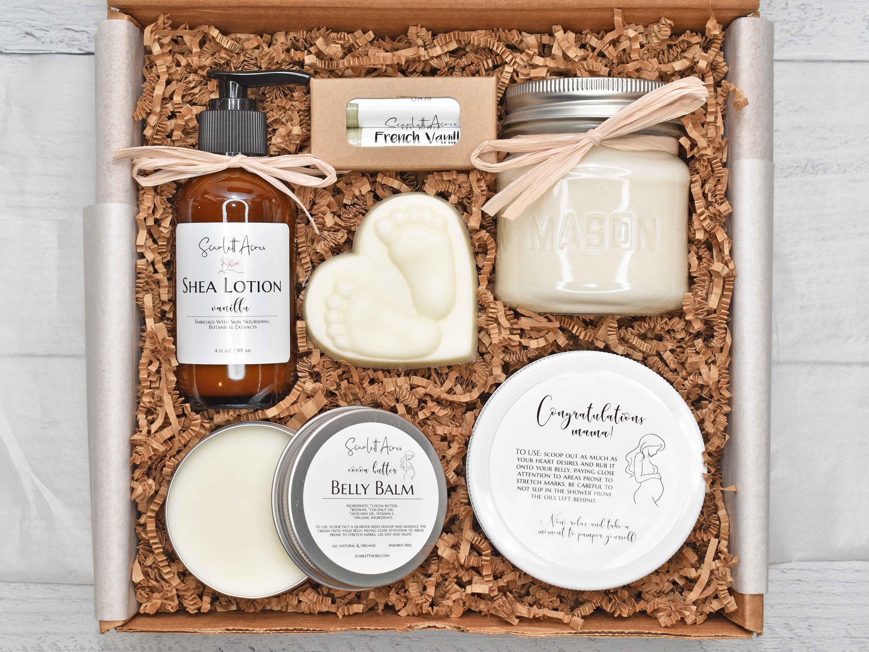 Gift for New Mom - Pregnancy Spa Gift Set