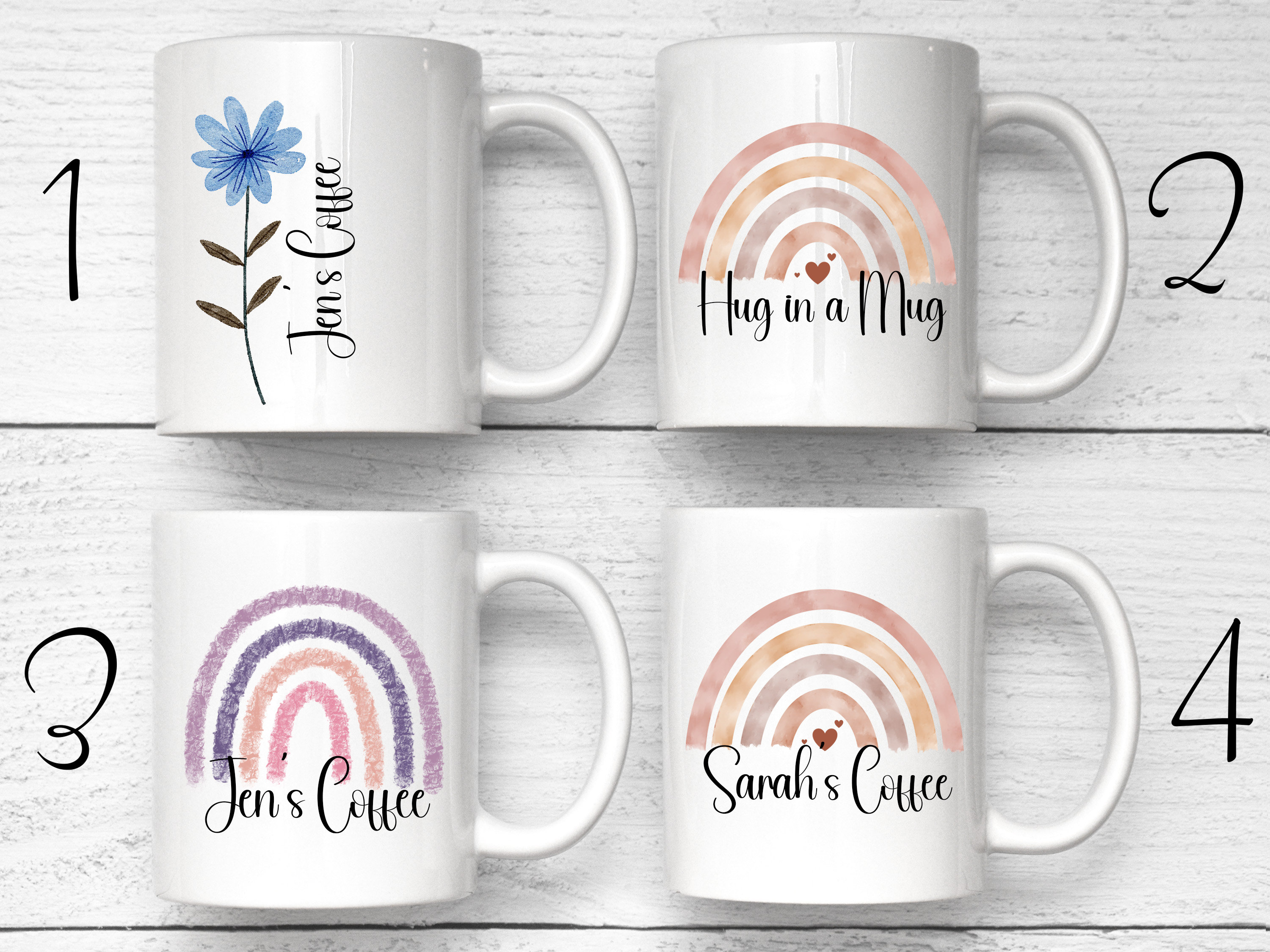 Personalized mugs with names outlet