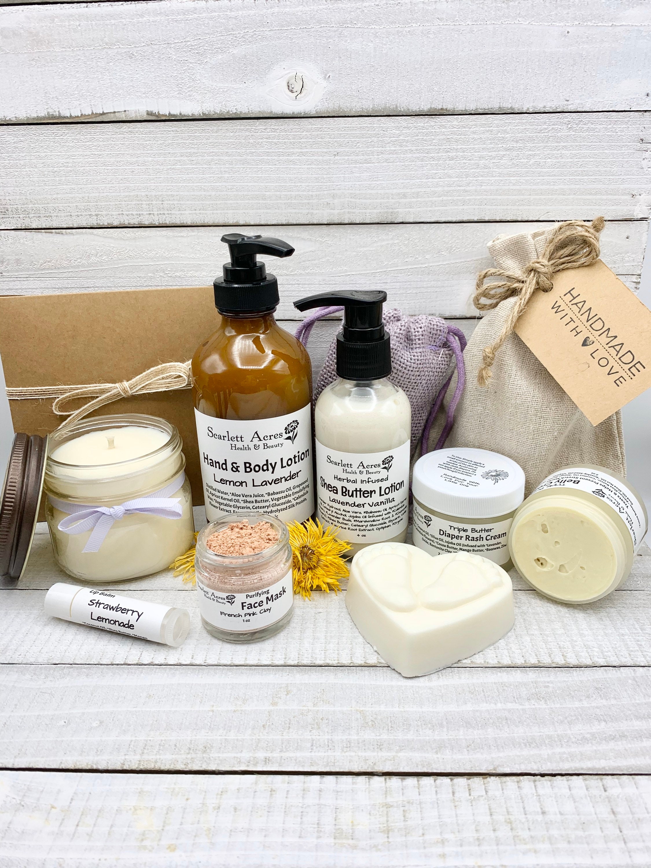 Mom And Baby Gift Set, New Mom Care Package, Pregnancy Gift Basket, Expecting Mom Gift Box