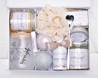 Surrogate Mother Gift Box, Surrogacy Gifts, Spa Gift Basket, Thank You Gifts, Birthday Gift Box, IUI Transfer Day, IVF Care Package, Candle