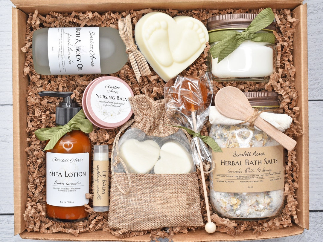 Postpartum Gift Box Third Trimester Gift Set New Mom Care Etsy