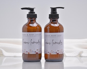 Hand Soap & Lotion Set, Birthday Gifts For Her, Thank You Gifts, Organic Hand Lotion, Natural Hand Soap, Dry Sensitive Skin