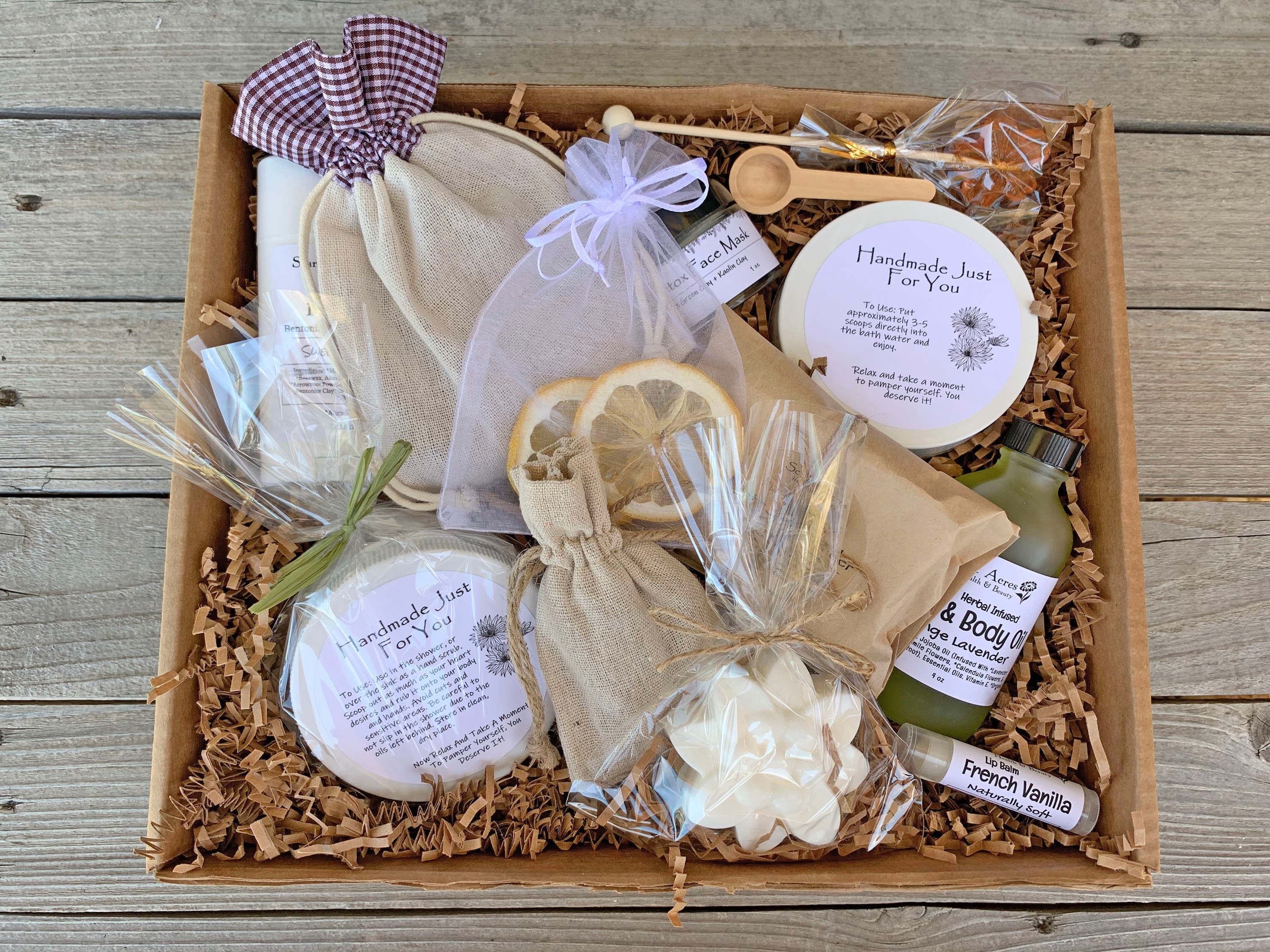 Thank You Gift Box Thank You Gift Basket Care Package For Etsy