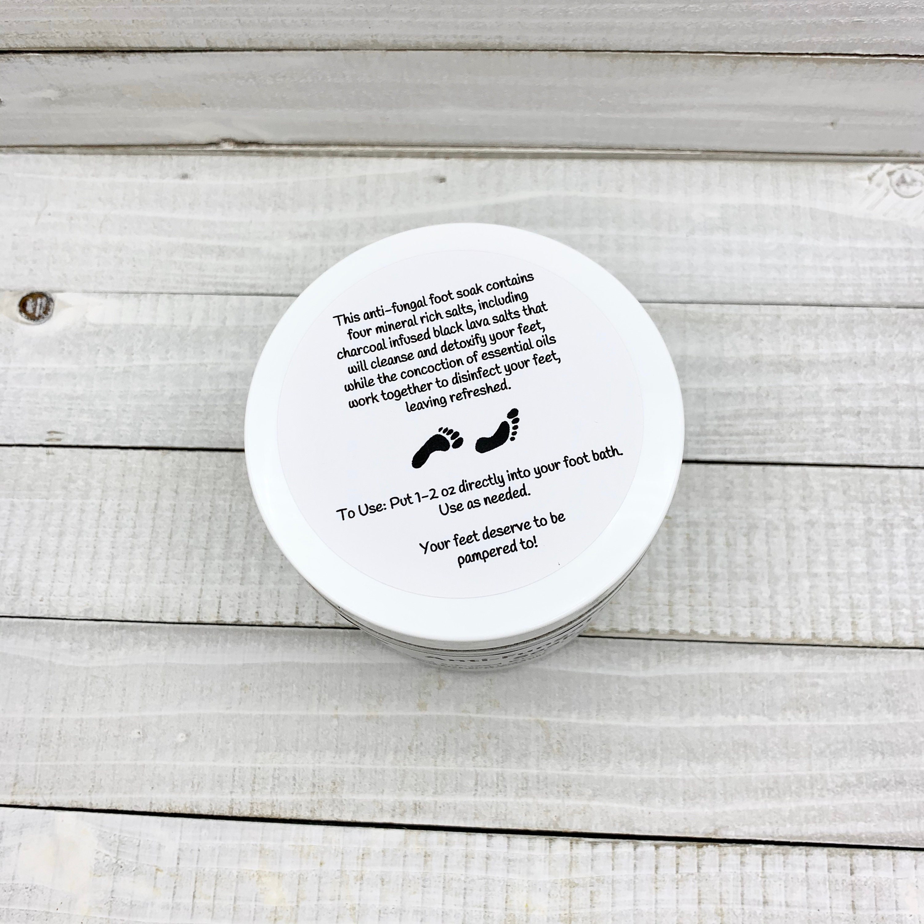 AntiFungal Foot Soak, Charcoal Foot Bath, Detox Foot Soak, Charcoal