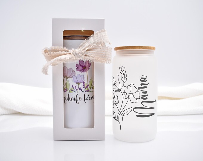 Mama Glass Tumbler, Custom Pregnancy Mug, First Time Mom Gift, Mommy To Be Mug, Pregnancy Gift Box