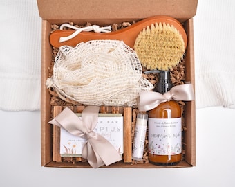 Self Care Gift Box, Care Package For Her, Thank You Gift Box, Gift Baskets Women, Birthday Gifts For Her, Soap Gift Set, Shower Gift Basket