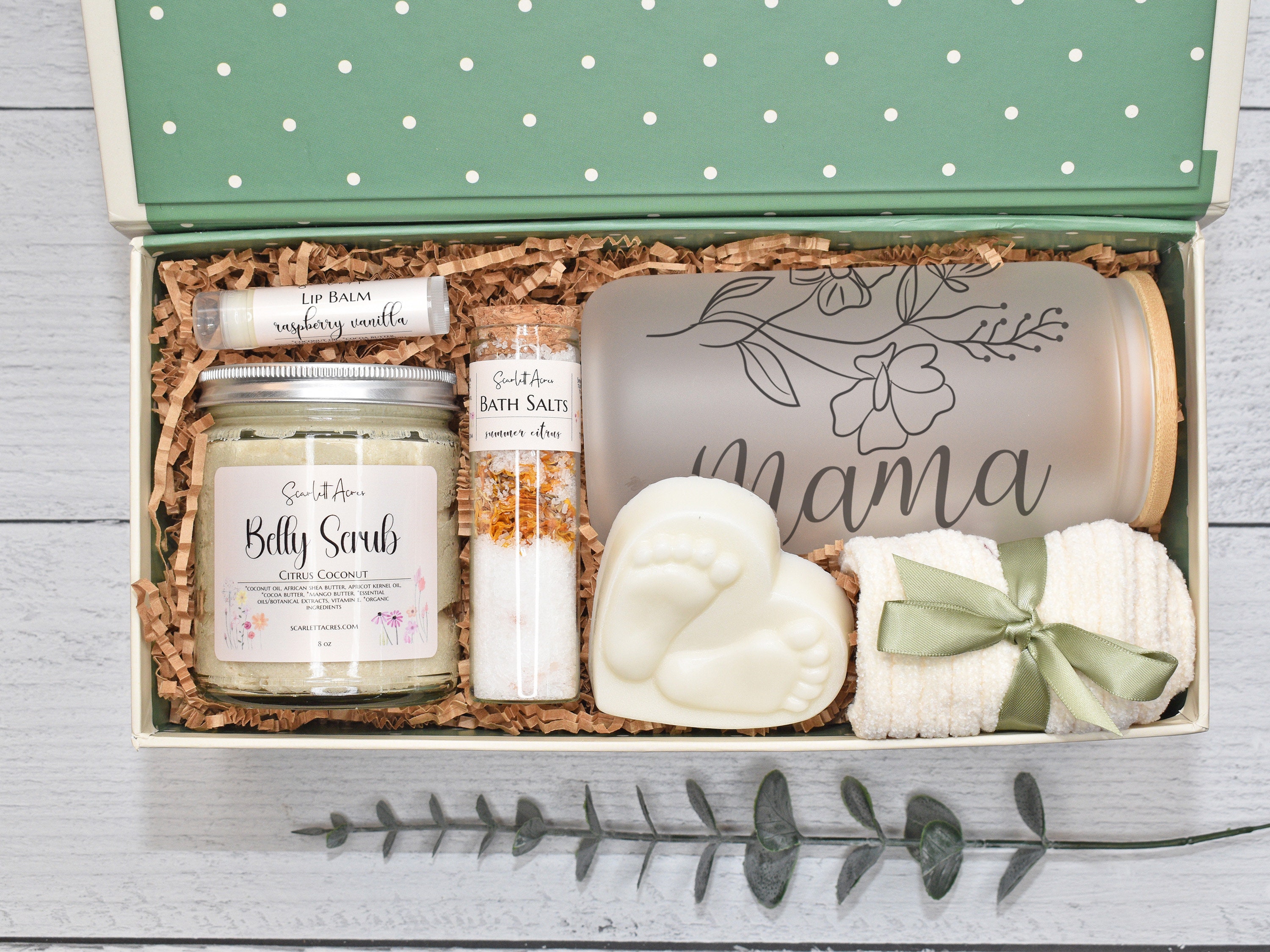 Cadeau détendu BUMP heureuse maman, trousse de soins de grossesse