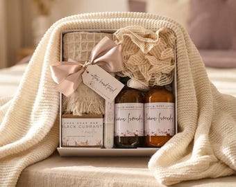 Self Care Package For Her, Sister Birthday Gift Box For Women, Thank You Gift Box, Luxury Spa Gift Set, Birthday Gift Basket