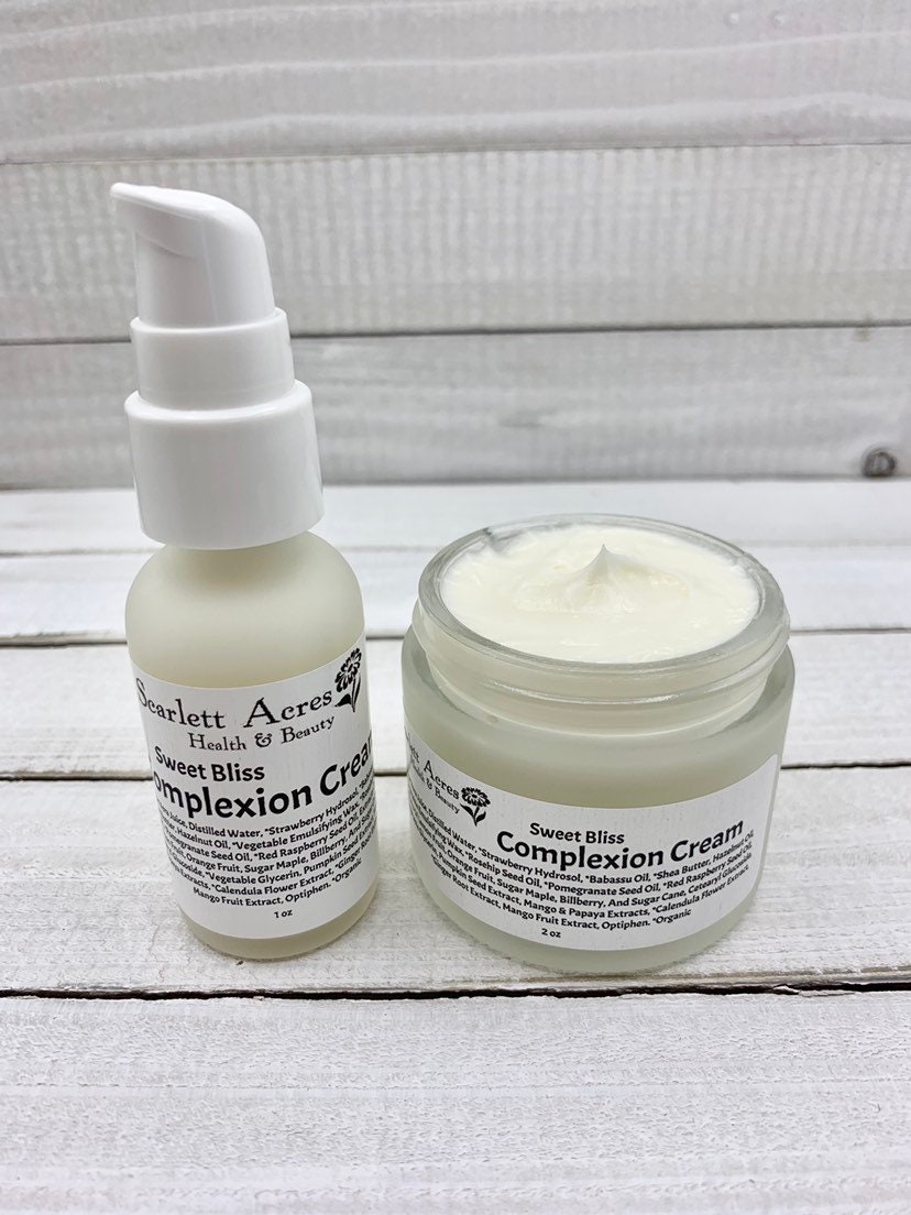 Dry Skin Face Lotion, Strawberry Moisturizer, AntiAging Moisturizer