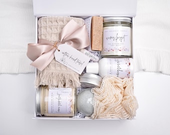 Surrogate Mother Gift Box, Surrogacy Gifts, Spa Gift Basket, Thank You Gifts, Birthday Gift Box, IUI Transfer Day, IVF Care Package, Candle
