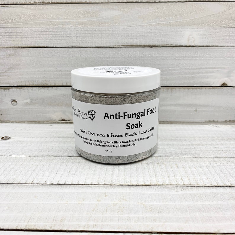 Antifungal Foot Soak Charcoal Foot Bath Detox Foot Soak Etsy