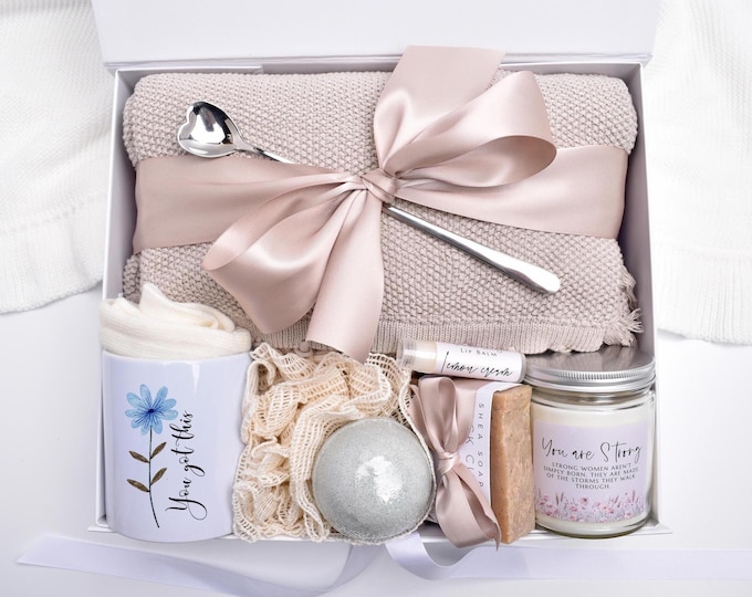 Fertility Gift Box, IVF Gift Basket, Infertility Gifts, Care Package, IUI Transfer Day, Self Care, Fertility Journey, Fertility Candle