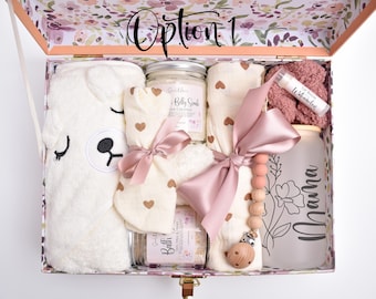New Mom & Baby Gift Box, Baby Girl Gift Set, Baby Boy Gift Basket, New Mom Gift Basket, First Time Mom, New Mom Care Package, Baby Shower