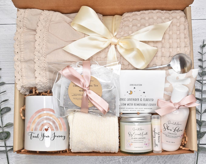 Fertility Gift Box, IVF Gift Basket, Infertility Gift Box, IVF Care Package, IUI Transfer Day, Self Care Gift Box, Organic Spa Gift Box