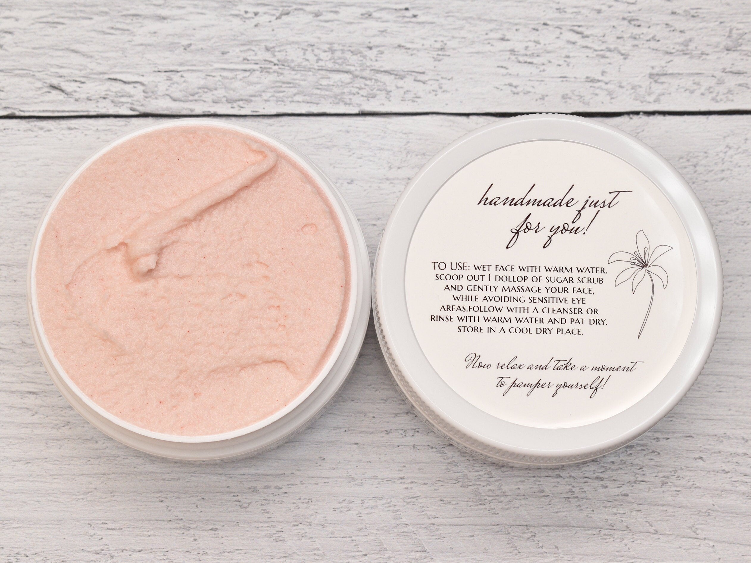 Organic Facial Scrub, Green Tea Face Scrub, Shea Butter Scrub