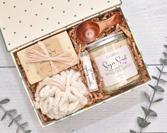 Self Care Gift Box, Organic Spa Gift Set, Birthday Gifts Her, Gift Baskets Women, Large Bath Gift Set, Thank You Gift Box, Best Friend Gift