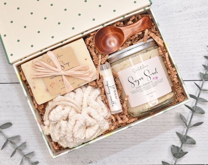 Self Care Gift Box, Organic Spa Gift Set, Birthday Gifts Her, Gift Baskets Women, Large Bath Gift Set, Thank You Gift Box, Best Friend Gift