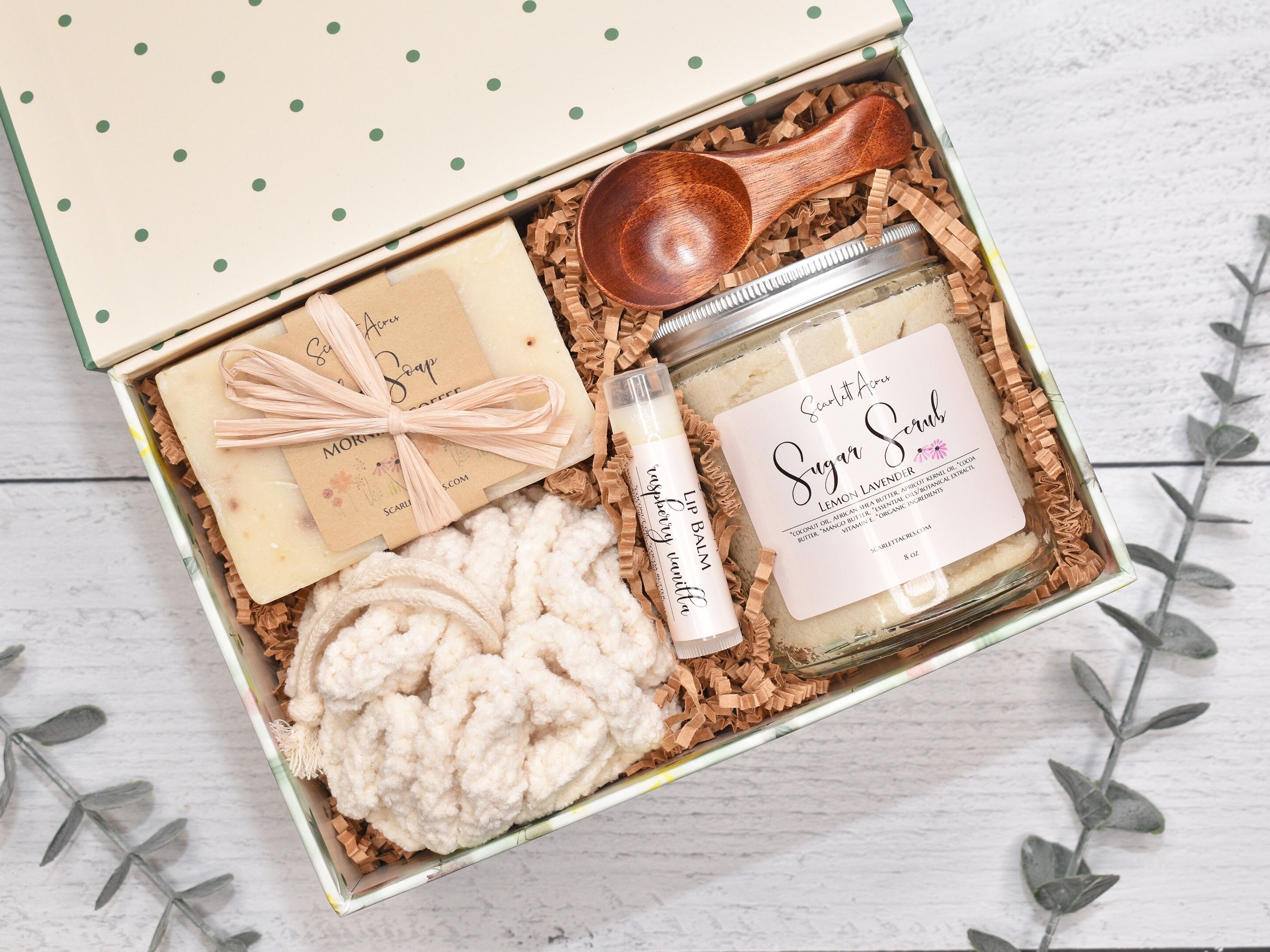 Self Care Gift Box, Organic Spa Gift Set, Birthday Gifts Her, Gift Baskets  Women, Large Bath Gift Set, Thank You Gift Box, Best Friend Gift