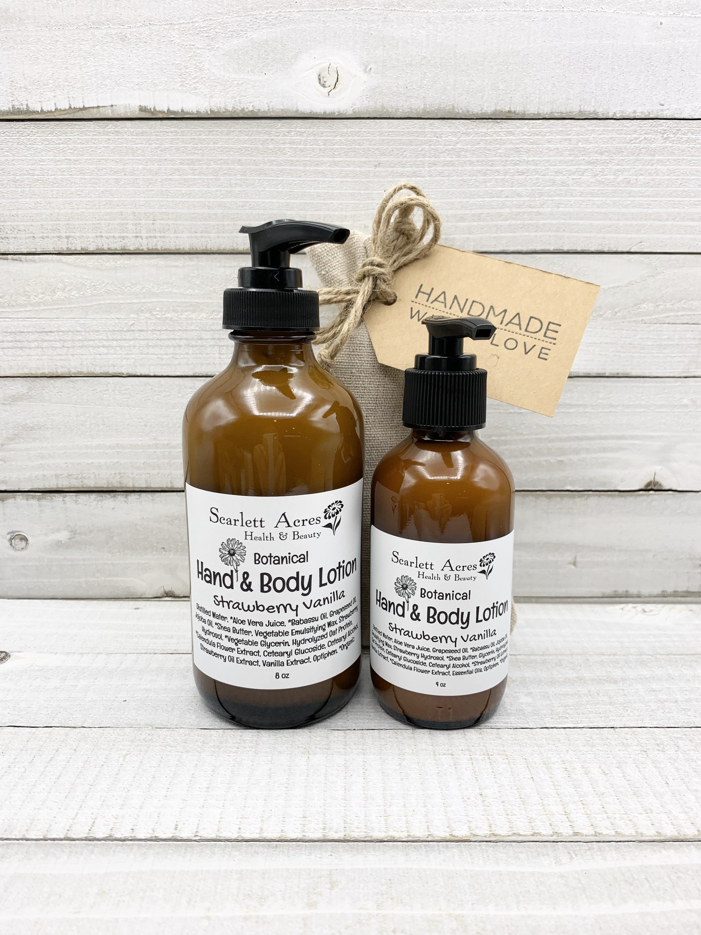 Botanical Lotion, Jojoba Oil Lotion, Natural Body Lotion, Handmade