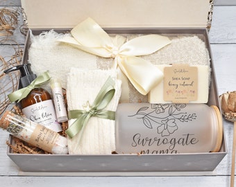 Surrogate Gift Box, IVF Care Package, Surrogate Basket, Surrogate Birthday Box, Personalized Gifts, Surrogacy Gifts, Surrogate Mother