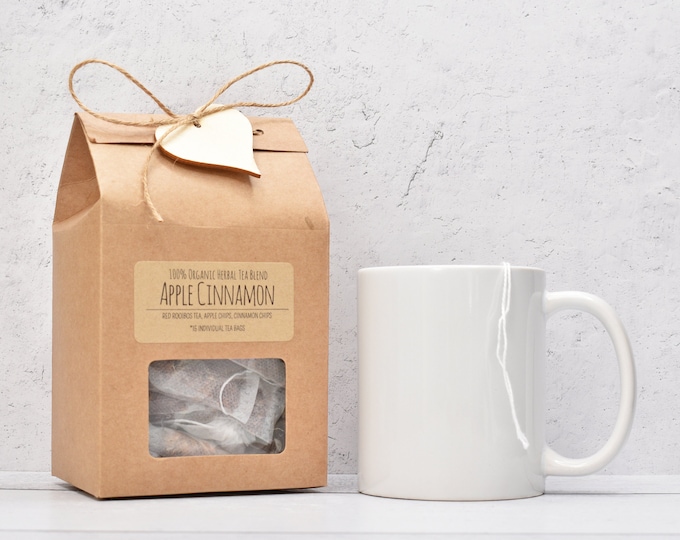 Apple Cinnamon Tea, Orange Cinnamon Tea, Chai Tea Bags, Organic Rooibos Tea, Organic Tea Bags, Organic Herbal Tea, Tea Lover Gift, Tea Gifts