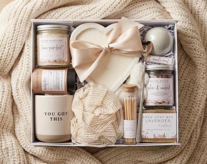 Cancer Self Care Package For Her, Chemotherapy Gift Basket For Women, Breast Cancer Recovery Gift Box