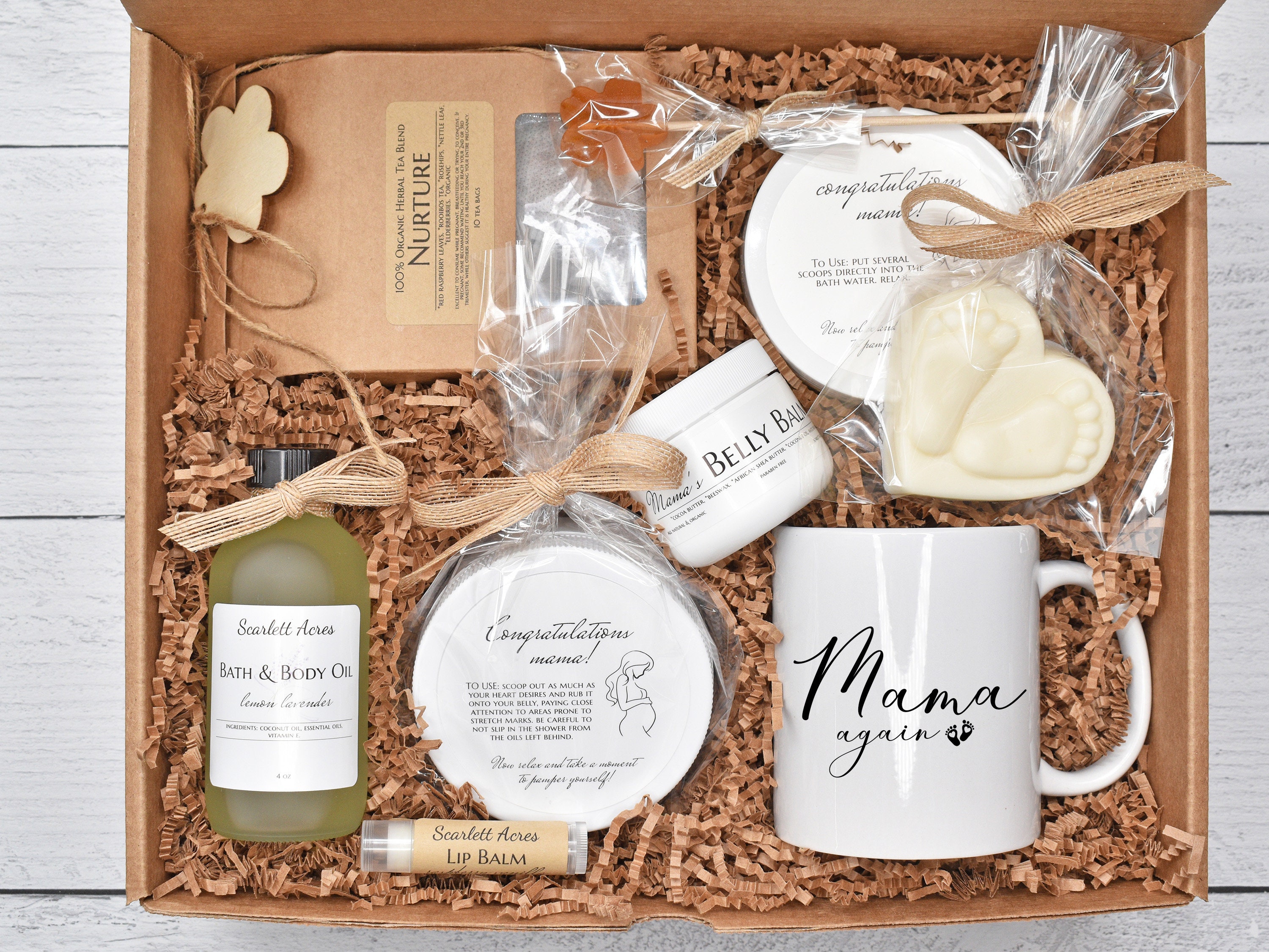 New Mom Gift Basket, New Mom Gift Box, New Mom Gift Set, Gift Box