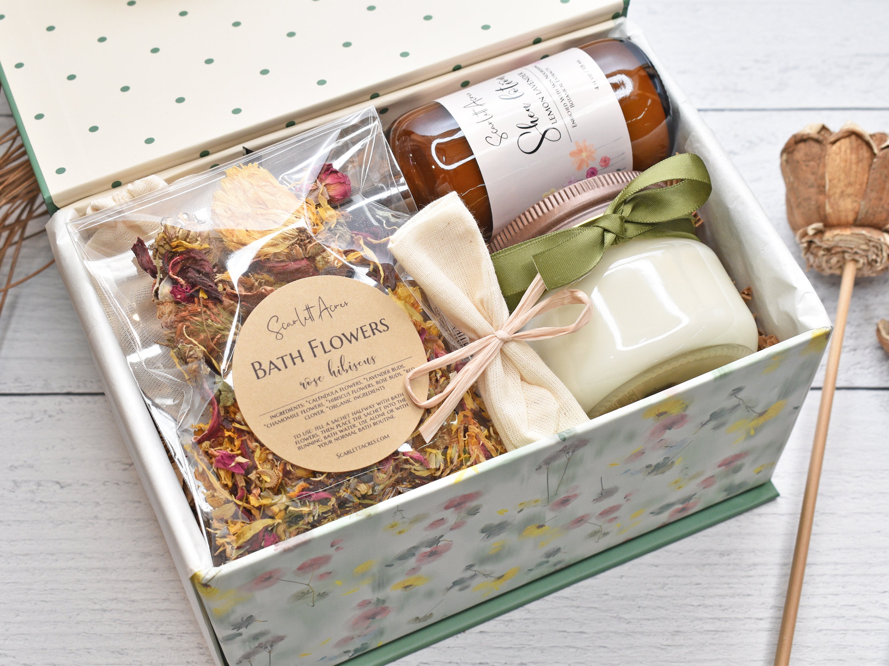 Birthday Gifts For Women Best Friend -relaxing Spa Gift Box Basket