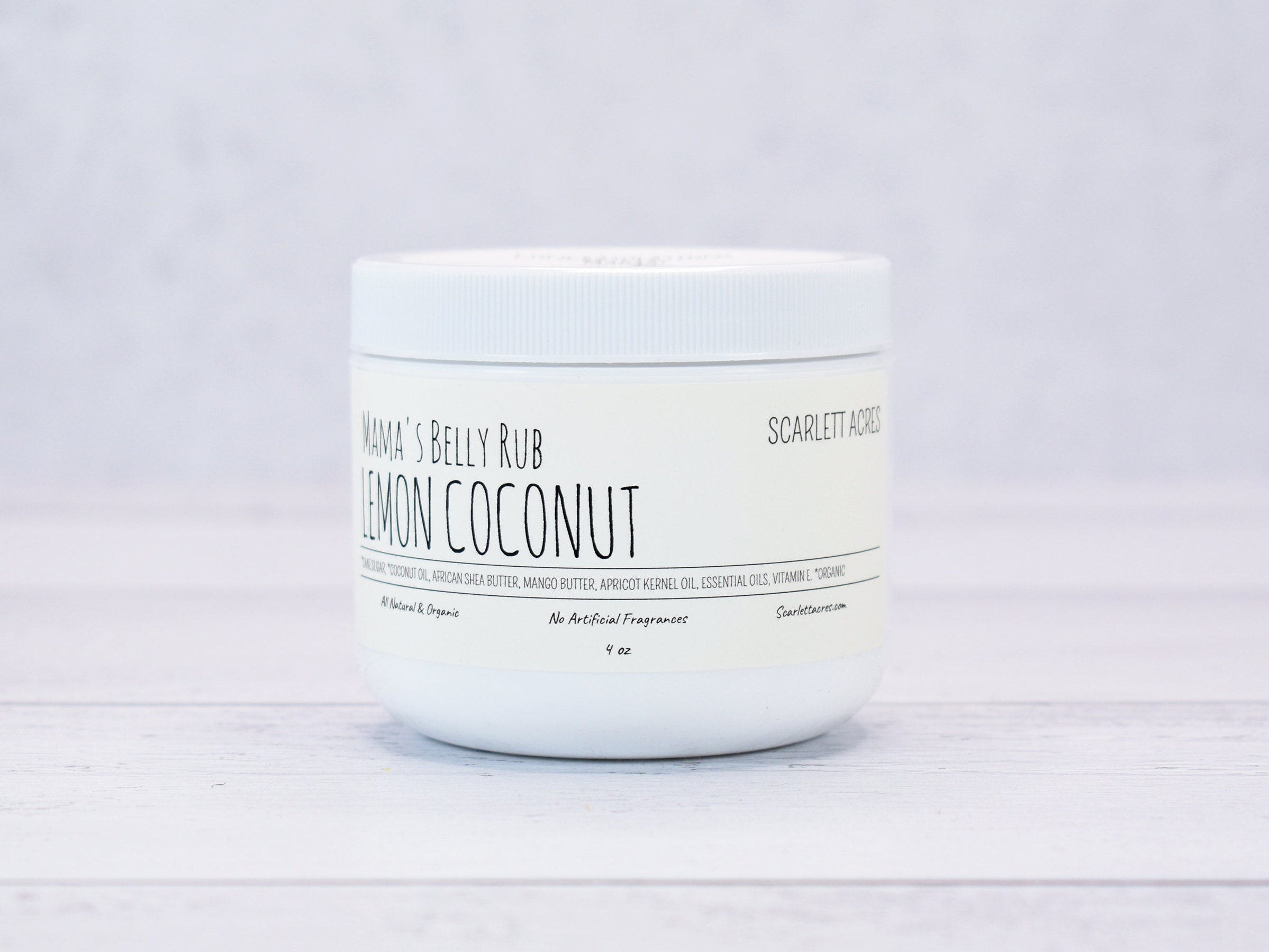 Mamas Belly Scrub, Sugar Scrub For Stretch Marks, Organic Sugar Scrub